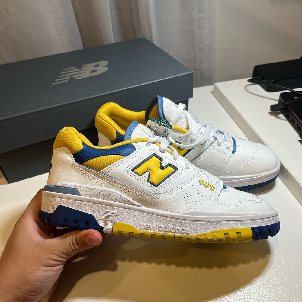 NEW BALANCE 550 BLUE/YELLOW